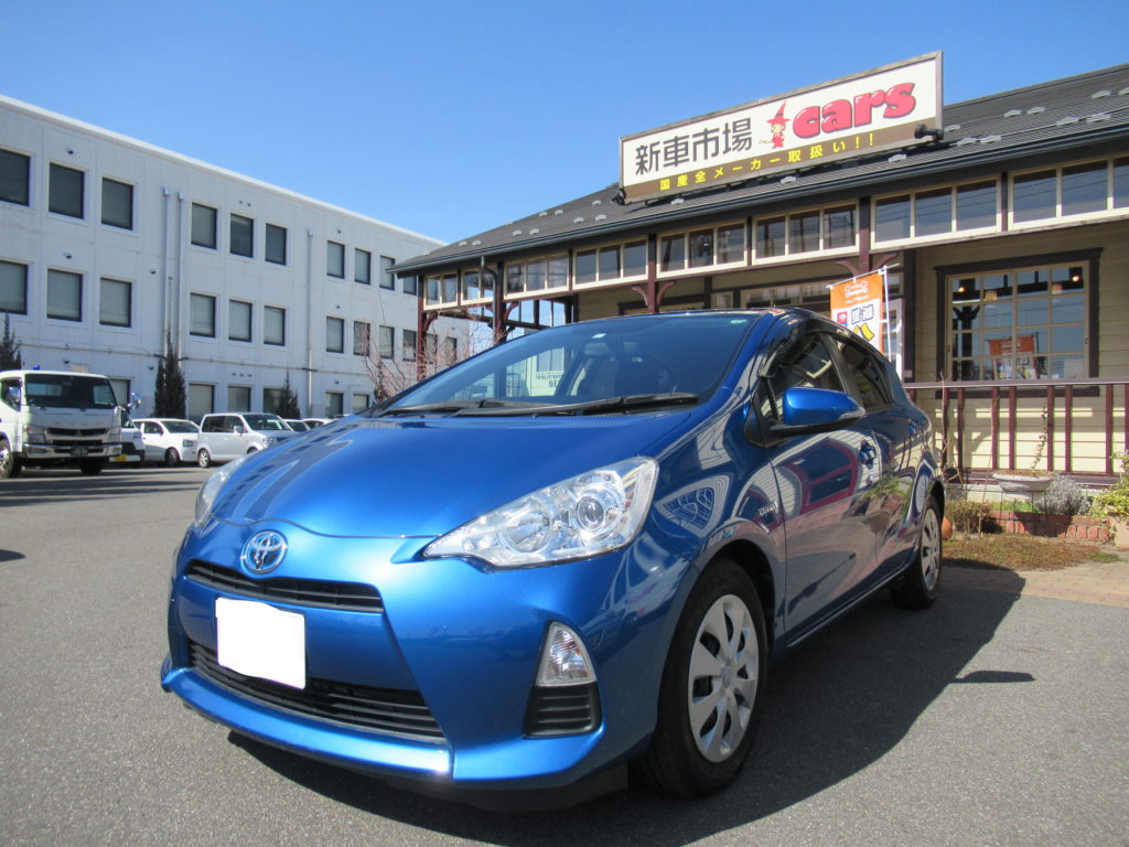 トヨタ アクア 納車式 未分類 長野県松本市 安曇野市 車検 板金塗装 自動車販売のアルガオートサービス